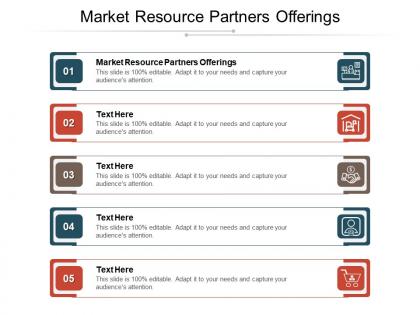 Market resource partners offerings ppt powerpoint presentation slides themes cpb