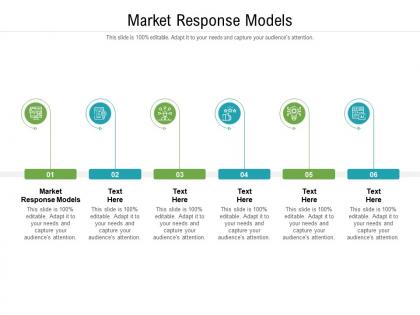 Market response models ppt powerpoint presentation professional themes cpb
