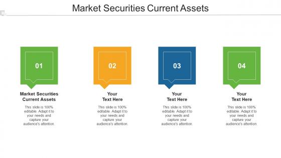 Market Securities Current Assets Ppt Powerpoint Presentation Show Introduction Cpb