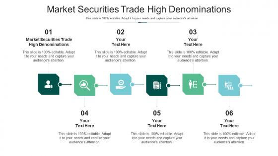Market securities trade high denominations ppt powerpoint presentation icons cpb