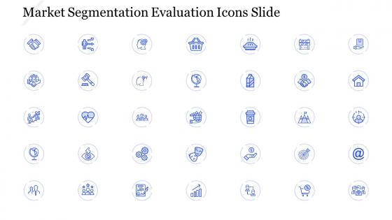 Market segmentation evaluation market segmentation evaluation icons slide ppt guidelines