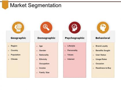 Market segmentation good ppt example