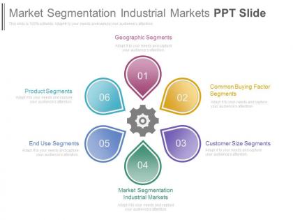 Market segmentation industrial markets ppt slide