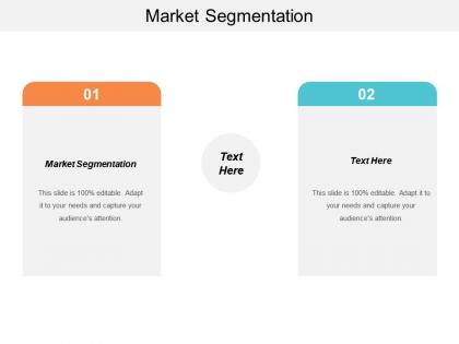 Market segmentation ppt powerpoint presentation gallery background image cpb