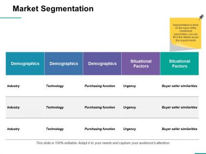 Market segmentation slide2 ppt professional graphic images