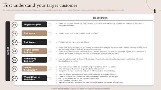 Market Segmentation Strategy First Understand Your Target Customer MKT SS V