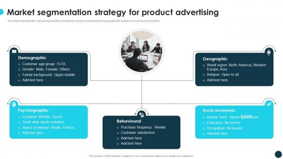 Market Segmentation Strategy For Product Advertising Optimizing Growth With Marketing CRP DK SS