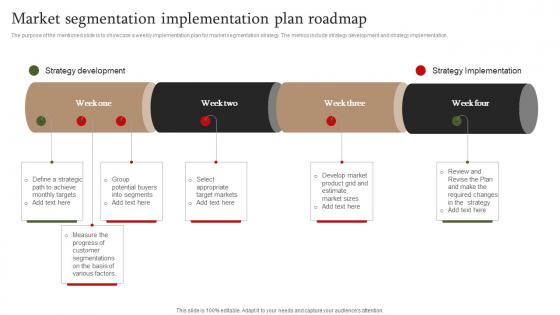 Market Segmentation Strategy Market Segmentation Implementation Plan Roadmap MKT SS V