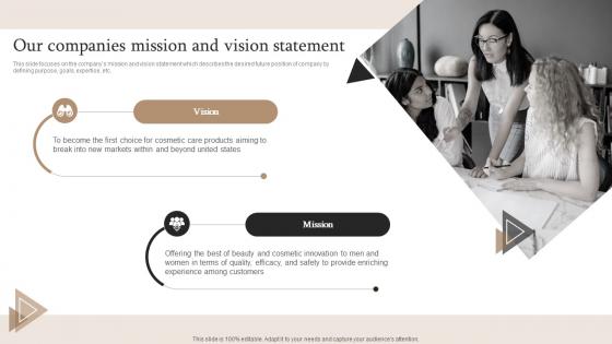 Market Segmentation Strategy Our Companies Mission And Vision Statement MKT SS V