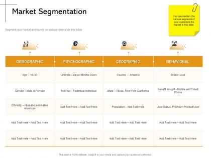 Market segmentation york california ppt powerpoint presentation summary guide