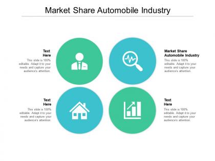 Market share automobile industry ppt powerpoint presentation styles diagrams cpb