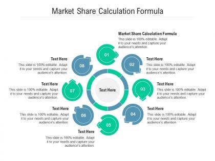 Market share calculation formula ppt powerpoint presentation professional summary cpb