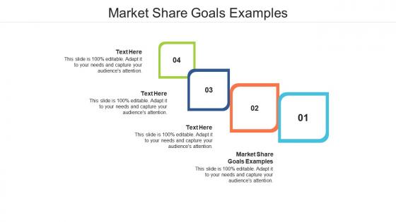 Market share goals examples ppt powerpoint presentation ideas diagrams cpb