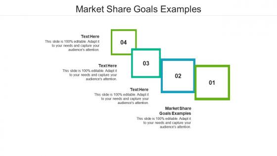Market share goals examples ppt powerpoint presentation infographics samples cpb