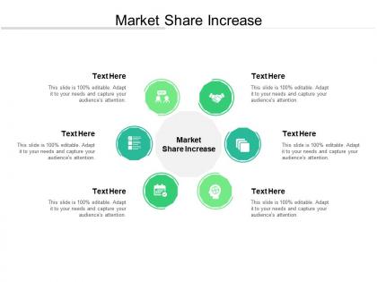 Market share increase ppt powerpoint presentation ideas vector cpb