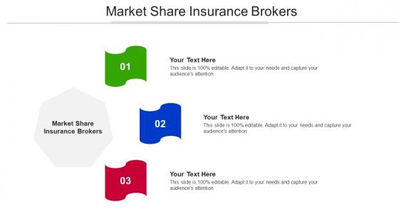 Market Share Insurance Brokers Ppt Powerpoint Presentation Example File Cpb