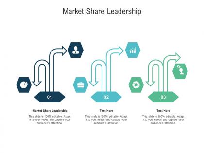 Market share leadership ppt powerpoint presentation gallery show cpb