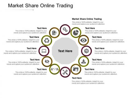 Market share online trading ppt powerpoint presentation summary show cpb