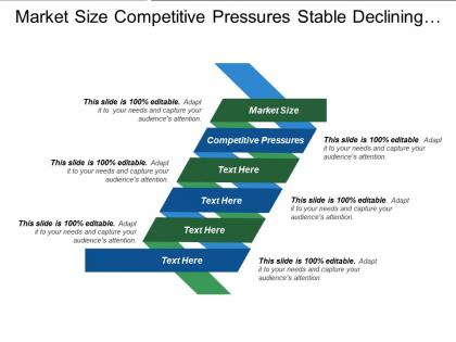 Market size competitive pressures stable declining domestic sales