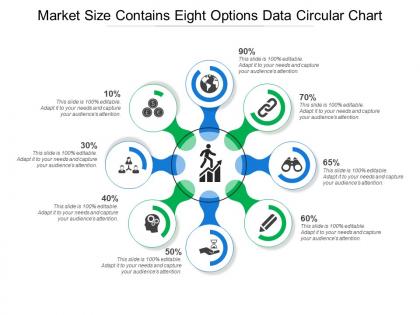 Market size contains eight options data circular chart