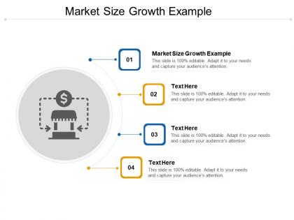 Market size growth example ppt powerpoint presentation slides example cpb
