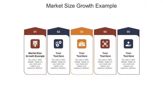 Market size growth example ppt powerpoint presentation summary display cpb