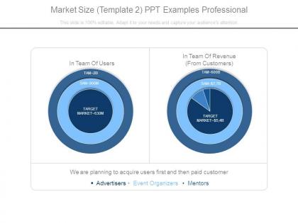 Market size template2 ppt examples professional