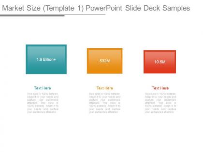 Market size template 1 powerpoint slide deck samples