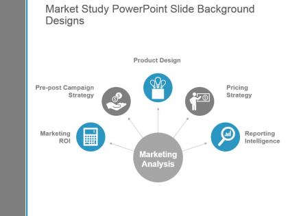 Market study powerpoint slide background designs