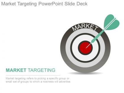 Market targeting powerpoint slide deck