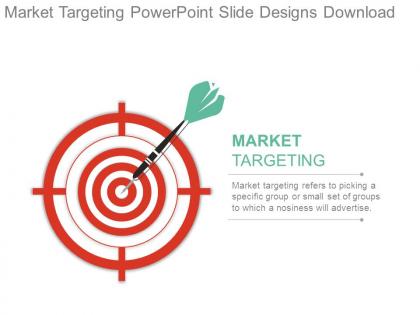 Market targeting powerpoint slide designs download