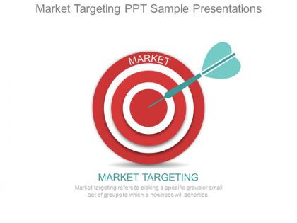 Market targeting ppt sample presentations