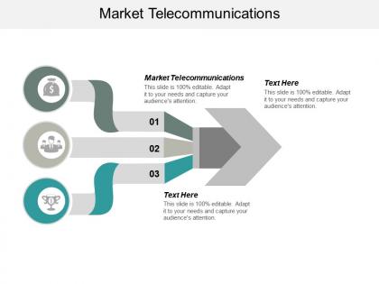Market telecommunications ppt powerpoint presentation gallery infographic template cpb