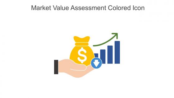 Market Value Assessment Colored Icon In Powerpoint Pptx Png And Editable Eps Format