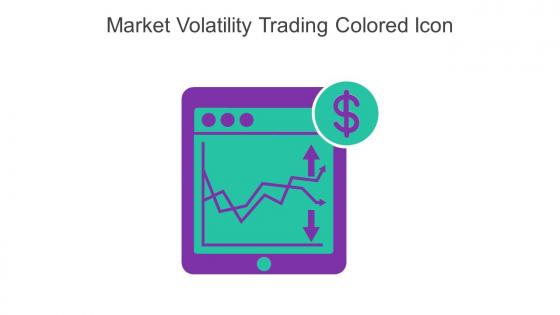 Market Volatility Trading Colored Icon In Powerpoint Pptx Png And Editable Eps Format
