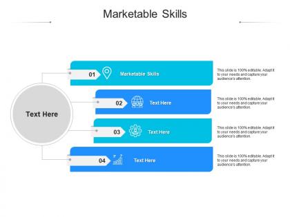 Marketable skills ppt powerpoint presentation visual aids professional cpb