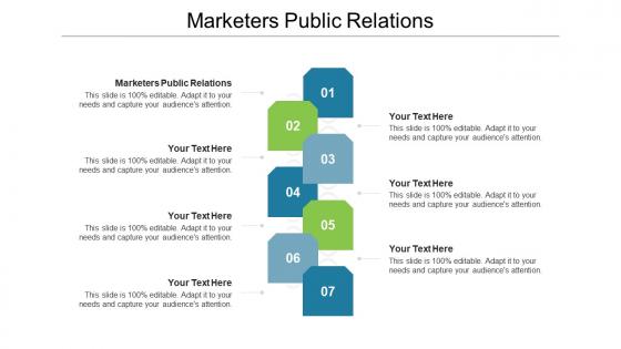 Marketers public relations ppt powerpoint presentation infographics pictures cpb