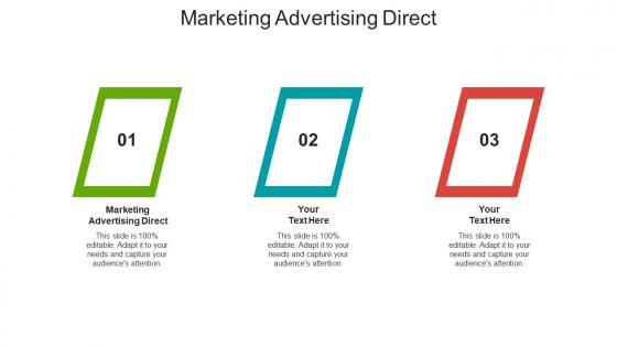 Marketing advertising direct ppt powerpoint presentation show examples cpb