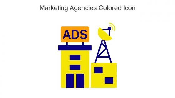 Marketing Agencies Colored Icon In Powerpoint Pptx Png And Editable Eps Format