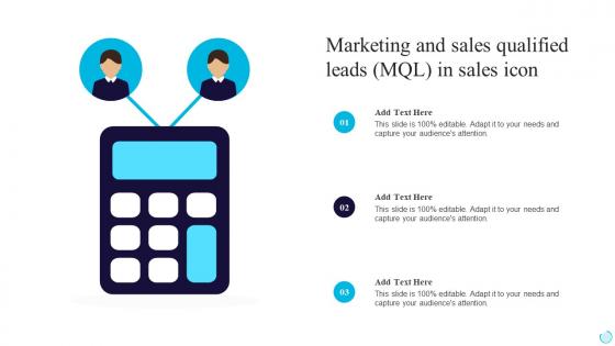 Marketing And Sales Qualified Leads MQL In Sales Icon