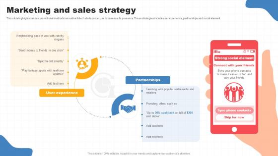 Marketing And Sales Strategy Innovative Startup Go To Market Strategy GTM SS