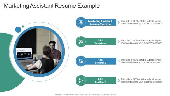 Marketing Assistant Resume Example In Powerpoint And Google Slides Cpb