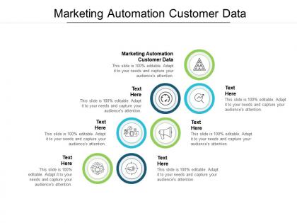 Marketing automation customer data ppt powerpoint presentation gallery deck cpb