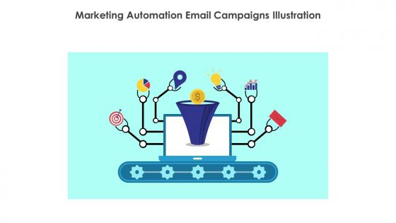 Marketing Automation Email Campaigns Illustration