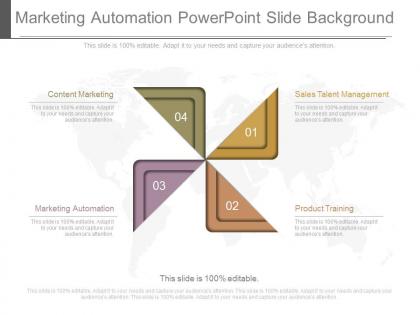 Marketing automation powerpoint slide background