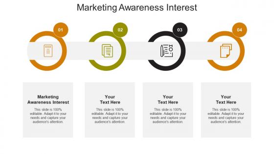 Marketing awareness interest ppt powerpoint presentation ideas microsoft cpb