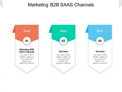 Marketing b2b saas channels ppt powerpoint presentation outline backgrounds cpb