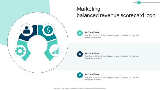 Marketing Balanced Revenue Scorecard Icon