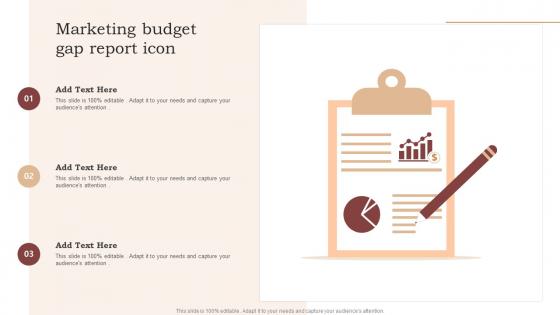Marketing Budget Gap Report Icon
