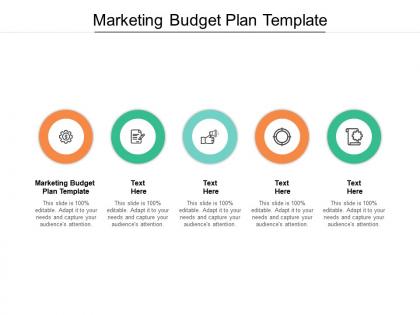 Marketing budget plan template ppt powerpoint presentation file graphics template cpb